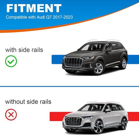 قضبان متقاطعة لحامل السقف من FengYu بوزن 260 رطلًا متوافقة مع Mazda CX-50 CX50 2023 2024 (مع قضبان جانبية متدفقة)، قضبان سقف من الألومنيوم شديدة التحمل قابلة للقفل وقضبان شحن وقضبان زورق على السطح باللون الأسود لحمل الأمتعة in Kuwait