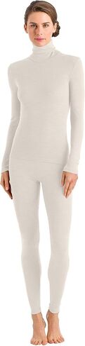 HANRO Woolen Silk Base Layer Turtleneck Shirt Safari LG in Saudi Arabia