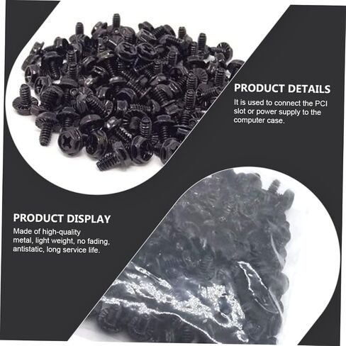 100pcs Slot Slot Slot Metal Procks ملحق كمبيوتر للوحة الأم وتثبيت محرك الأقراص الثابتة خفيفة الوزن واستبدال البراغي البراغي in Kuwait