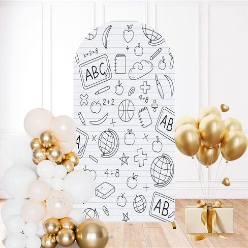 6.6 قدم القوس الخلفية غطاء الأرضيات المعدنية سلس الصلب من الصلب صفيحة الصناعة الحديد الأرضية الزفاف غطاء القوس دنة ملاءمة أغطية الوقوف الخلفية للزفاف ديكور حفل زفاف in Kuwait