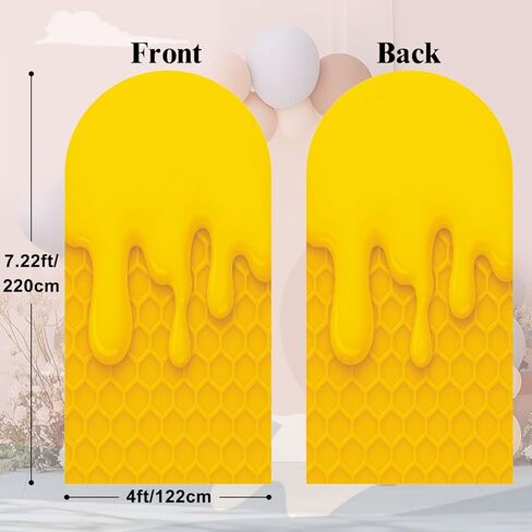 6.6 قدم قوس الخلفية غطاء قرن الزفاف غطاء الزفاف دنة ملاءمة أغطية الوقوف على خلفية مسدود لزخرفة حفل عيد ميلاد الزفاف in Kuwait