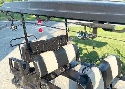Golf Cart Fishing Rod Holder Rack – 4 Pole Roof Mount Kit in Saudi Arabia