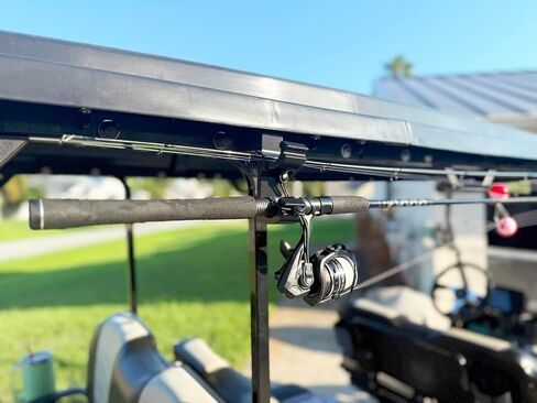 Golf Cart Fishing Rod Holder Rack – 4 Pole Roof Mount Kit in Saudi Arabia