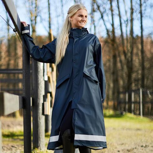 HORZE عسلي معطف واق من المطر طويل in Kuwait