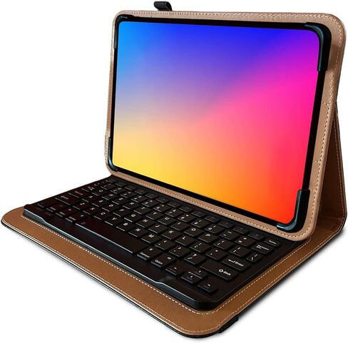 Navitech Black Rotational Bluetooth Keyboard Case متوافقة مع Goodtel 10 بوصة جهاز الكمبيوتر اللوحي Android in Saudi Arabia