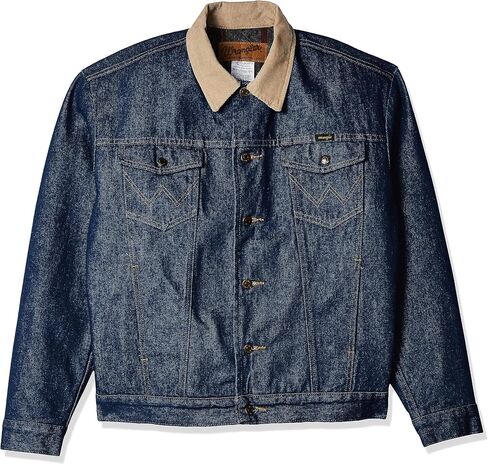 Western Style Lined Denim Jacket, Blanket/Denim, 48 in Kuwait