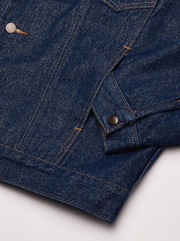 Western Style Lined Denim Jacket, Blanket/Denim, 48 in Kuwait