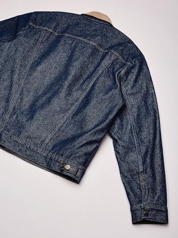 Western Style Lined Denim Jacket, Blanket/Denim, 48 in Kuwait
