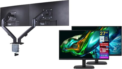 Acer EK271 EBI FHD IPS مراقبة المزامنة الحرة مع وقت استجابة 1 مللي ثانية ، مضاد للوهج ، وميض خالي in Kuwait