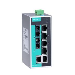Moxa EDS-208A-MM-SC-مفتاح Ethernet غير المدير مع 6 10/100BASET (X) ، و 2 100BASEFX منافذ متعددة الأوضاع مع موصلات SC ، -10 إلى 60 درجة مئوية