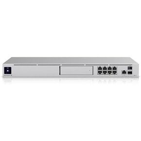 Ubiquiti UDM-SE Dream Machine Special Edition UniFi Cloud Gateway, Integrated 8-Port PoE Switch, Rack-Mount, 10G SFP+, 2.5GbE WAN, 1000 Mbps LAN, Dual Band