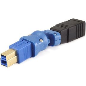 Monoprice Gold مطلي USB 3.0 B ذكر إلى محول أنثى USB 2.0 B