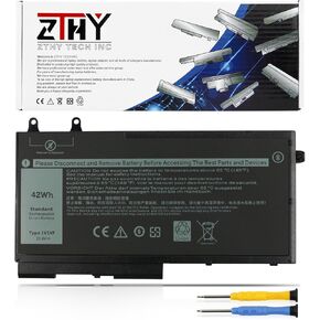 1V1XF Laptop Battery Replacement for Dell Latitude 5400 5410 5500 5510 Precision 3540 3550 Inspiron 7590 7591 7791 2-in-1 Series P84F P84F001 P98G P98G001 01V1XF XV8CJ R8D7N 4GVMP 11.4V 42Wh 3-Cell
