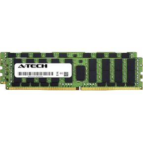 A-Tech 128GB Kit (2 x 64GB) for Dell PowerEdge R730 - DDR4 PC4-21300 2666Mhz ECC Load Reduced LRDIMM 4Rx4 - Server Specific Memory Ram (AT316643SRV-X2L3)