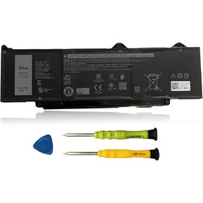 DR02P Laptop Battery Replacement for Dell Latitude 3340 3440 3540 5340 5350 5440 5540 Latitude 3340 5340 5350 2-in-1 Precision 3480 3580 Series R73TC 2X1V9 GTG7N GRWKG KDM9P 0V042N 09HKT5 54Wh