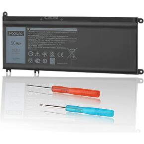 15.2V 56WH 33YDH Replacement Battery for Dell Inspiron 17 7000 7778 7779 7786 7773 15 7577 G3 3579 3779 G5 5587 G7 7588 Latitude 13 3380 14 3490 15 3580 3590 PVHT1 P30E 81PF3 081PF3
