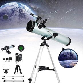 Astronomical Telescope,Zoom 350X HD Outdoor Monocular Space Telescope,700/125mm Astronomical Refractor Scope Telescope