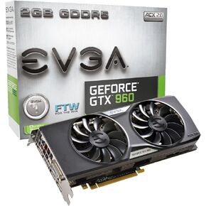 EVGA GeForce GTX 960 Graphic Card - 1.30 GHz Core - 1.37 GHz Boost Clock - 2 GB GDDR5 SDRAM - PCI Express 3.0 x16 - Dual 02G-P4-2968-KR