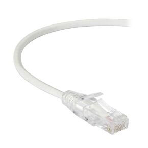 BLACK BOX NETWORK SERVICES - SLIM-NET CAT6 PATCH CABLE WHITE 20FT