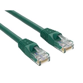 Cat 6 550 MHz UTP Snagless Ethernet Cable, Network Patch Cord (Green, 35 ft)