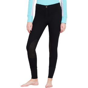 TuffRider Women's Starter Lowrise Pull-On Breech, Black, 28 in Saudi Arabia