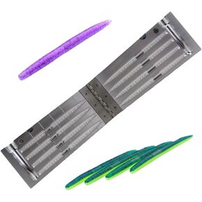 Aluminium CNC Premium Soft Plasti Mold Lure Making Injection Molds Fishing Lures The Gary Yamamoto Senko 6 inch (4 Cavity)