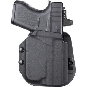 Kydex OWB Holster for Glock 43،43x ، 48،43x MOS ، 48 MOS with Streamlight TLR-6 Light ، Optic Ready ، adj. غير قادر والاحتفاظ -يد
