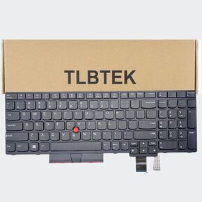 TLBTEK Keyboard Replacement Compatible with Lenovo IBM ThinkPad P51S 20HB 20HC 20JY P52S 20LB 20LC T570 20H9 20HA 20JW 20JX T580 20L9 20LA Series Laptop