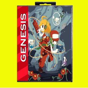 Cave Story Game Cartridge 16 Bit MD Game Card مع صندوق البيع بالتجزئة لـ Sega Mega Drive