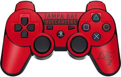 ألعاب Skinit Scenit Gaming متوفرة مع وحدة التحكم اللاسلكية Dual Frack PS3 - سلسلة NFL Tampa Bay Buccaneers Red Series Red Series in Saudi Arabia
