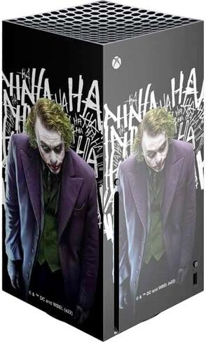 Skinit Decal Gaming Skin Compatible with Xbox Series X Console - Officially Licensed The Dark Knight Joker Design in Saudi Arabia