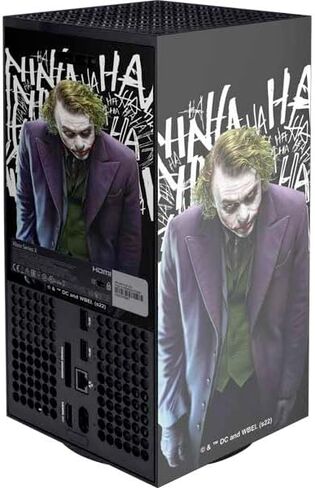 Skinit Decal Gaming Skin Compatible with Xbox Series X Console - Officially Licensed The Dark Knight Joker Design in Saudi Arabia