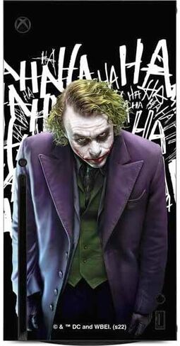 Skinit Decal Gaming Skin Compatible with Xbox Series X Console - Officially Licensed The Dark Knight Joker Design in Saudi Arabia