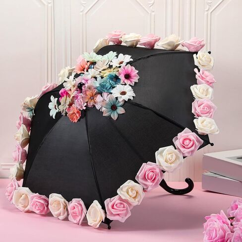 Hillban 12 قطعة مظلة Mardi Gras مقاس 35.56 سم مظلة الخط الثاني من أجل الحفلات التنكرية، مستلزمات الحفلات النسائية، DIY، أخضر أرجواني ذهبي in Kuwait