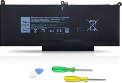 DXGH8 Laptop Battery for Dell XPS 13 9370 9380 2019 Lnspiron 13 7390 7391 2-in-1 5390 5391 7490 Latitude 3301 E3301 Vostro 5390 5391 Series 0H754V H754V G8VCF G8VCF6C HK6N5 P113G001 P82G(7.6V/52Wh) in Kuwait