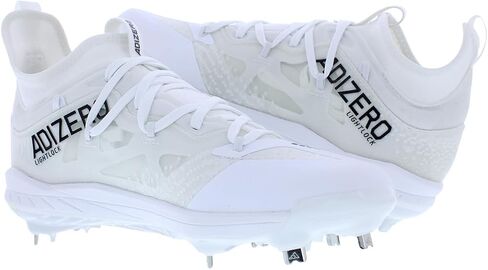 adidas Men's Adizero Afterburner 9 NWV Sneaker, White/Gold Metallic/White, 8.5 in Saudi Arabia