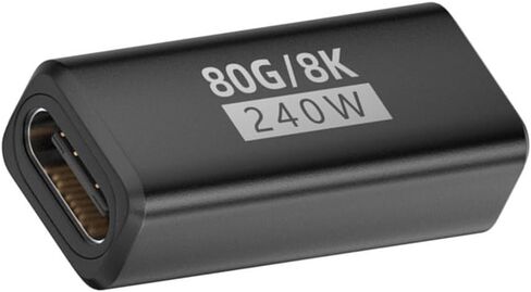 xiwai USB5.0 Extension Adapter 80Gbps Female to Female with 240W 16K 8K 5K Compatible with USB4.0 Thunderbolt3/4/5 in Saudi Arabia