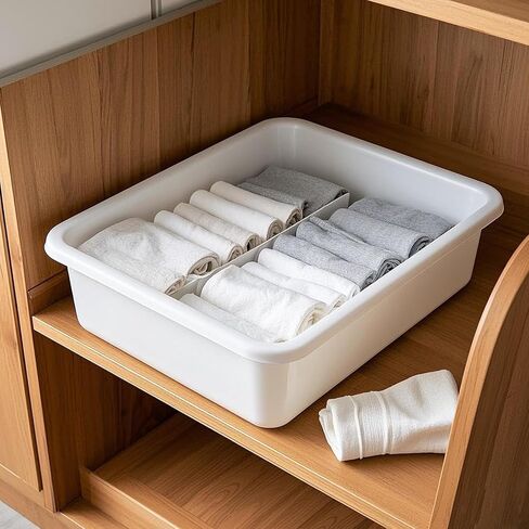 ZOENHOU 4 Pack 13 L Bus Tubs Plastic Bus Box, Gray Tubs Commercial Bus Box, Wash Basin Tote Box for Pantry Washing Dishes, 5 Inch Deep in Saudi Arabia