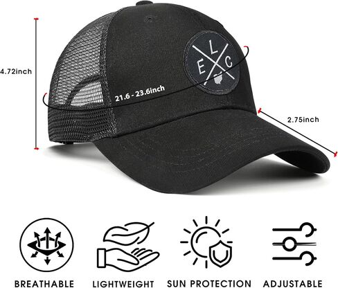DET Detroit Trucker Hat for Men & Women & Unisex Mesh Unite State City Adjustable Baseball Cap in Saudi Arabia