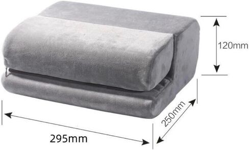 Lently Soft Tablet Book Rest Reading Support Stand Holder Cushion for Home Bed Sofa Couch Multi-Angle eReader (Foldable Black) in Saudi Arabia