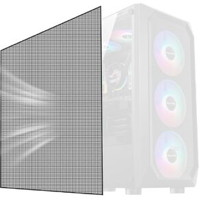 500x500mm 19.68inch DIY Computer PC Case and Fans PVC PVC Dustproof Mesh Cover مع شريط مغناطيسي لمكبرات هيكل الكمبيوتر والمزيد