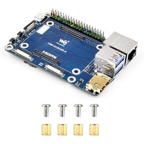 Waveshare CM5 Mini Base Board (A) Designed, Compatible with Raspberry Pi Compute Module 5