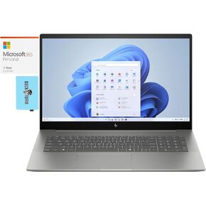 HP Envy 17t-cw100 Home & Business Laptop (Intel Ultra 7-155H 16-Core, 64GB DDR5 5600MHz RAM, 512GB PCIe SSD, Intel Arc, 17.3" 60 Hz Win 11 Home) with MS 365 Personal, Dockztorm Hub