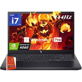 acer Nitro V 15 Gaming Laptop, Intel i9-13900H Up to 5.4GHz, GeForce RTX 4060, 15.6" 144 Hz IPS Display, 64 GB DDR5, 4 TB SSD, Wi-Fi 6, Backlit Keyboard, Windows 11 Pro, Gaming Mouse, 256GB UFD