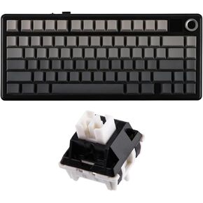 EPOMAKER X Aula F75 MAX Wireless Mechanical Keyboard Reaper Switch+100 PCS Zebra 40gf Linear Mechanical Keyboard Switches