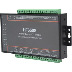 Yosoo Relay Network Controller, Ethernet Relay Ethernet Remote Controller with Serial Wiring Cable 5‑40V DC for Network