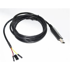FT232RL USB إلى RS232 Converter 4Pin 4 Way Dupont Jumper Devel Download Cable مع Pinout VCC GND TXD RXD (1.8M)