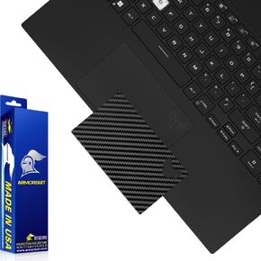 ArmorSuit MilitaryShield Black Carbon Fiber Skin Vinyl Wrap for ASUS TUF Dash F15 (2022) - TouchPad