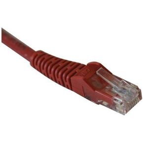 Tripp Lite (N201-002-RD) 10-Pack Red 2-Ft Cat6 RJ45 Male to RJ45 Male Gigabit Patch Network Cable