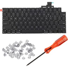 HAWSON US A2681 A3113 A2941 A3114 Keyboard Replacement for MacBook Air M2 M3 M4 Retina 13.6 inch A2681 A3113 A3240, 15 inch A2941 A3114 A3241 2023-2025 Year US Layout (Midnight Blue)
